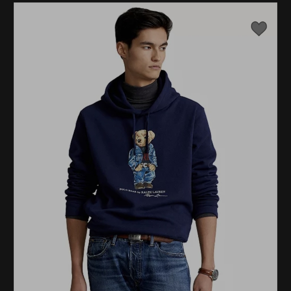 POLO RALPH LAURENMen's Polo Bear Fleece Hoodie